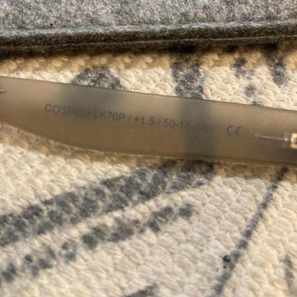 Look Optic Cosmo Taupe/Gray +1.50 Progressive Reader Glasses scratch resistant - Picture 5 of 7